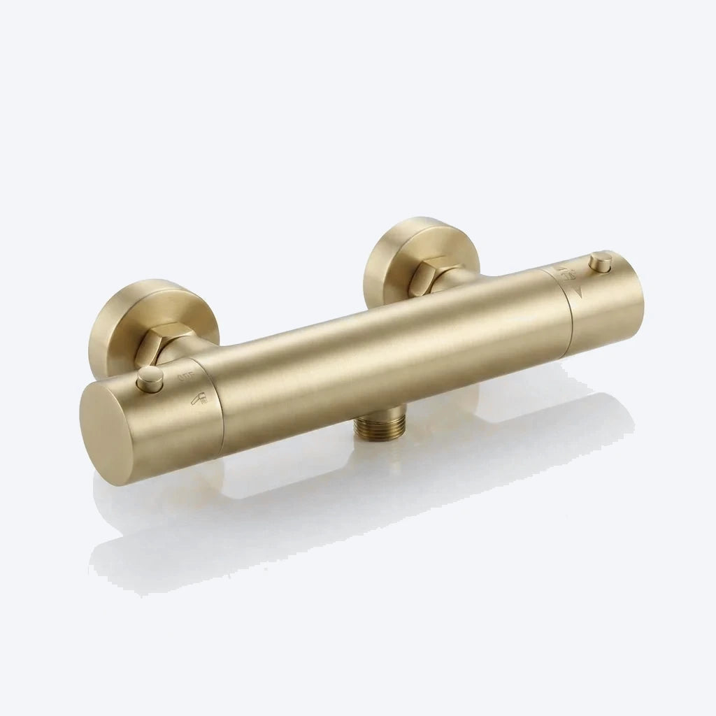 Colonne de douche thermostatique or brossé - ALTO