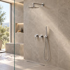 ORIO — Colonne de douche encastrable chrome — mise en situation Olverton