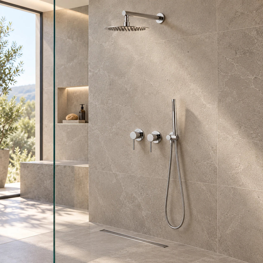 ORIO — Colonne de douche encastrable chrome