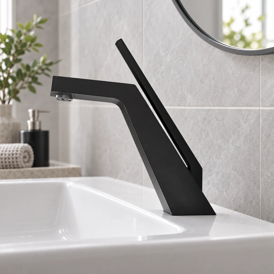 VECTRA — Robinet de salle de bain en laiton noir mat