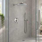 ORIO DUO — Colonne de douche encastrable chrome — mise en situation Olverton