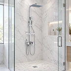 QUARO — Colonne de douche chrome — mise en situation Olverton
