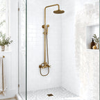 AUBRY — Colonne de douche en laiton antique