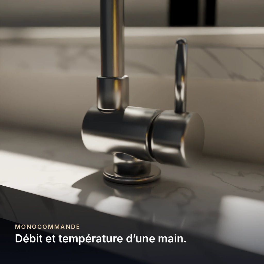 Mitigeur de cuisine rabattable sous fenêtre - ALBA