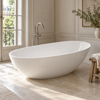 Baignoire îlot Olverton WILA I blanc — suite parisienne
