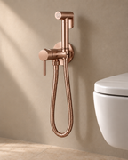 Douchette HYGÖ — Or rose brossé — Vue entière #Or rose brossé