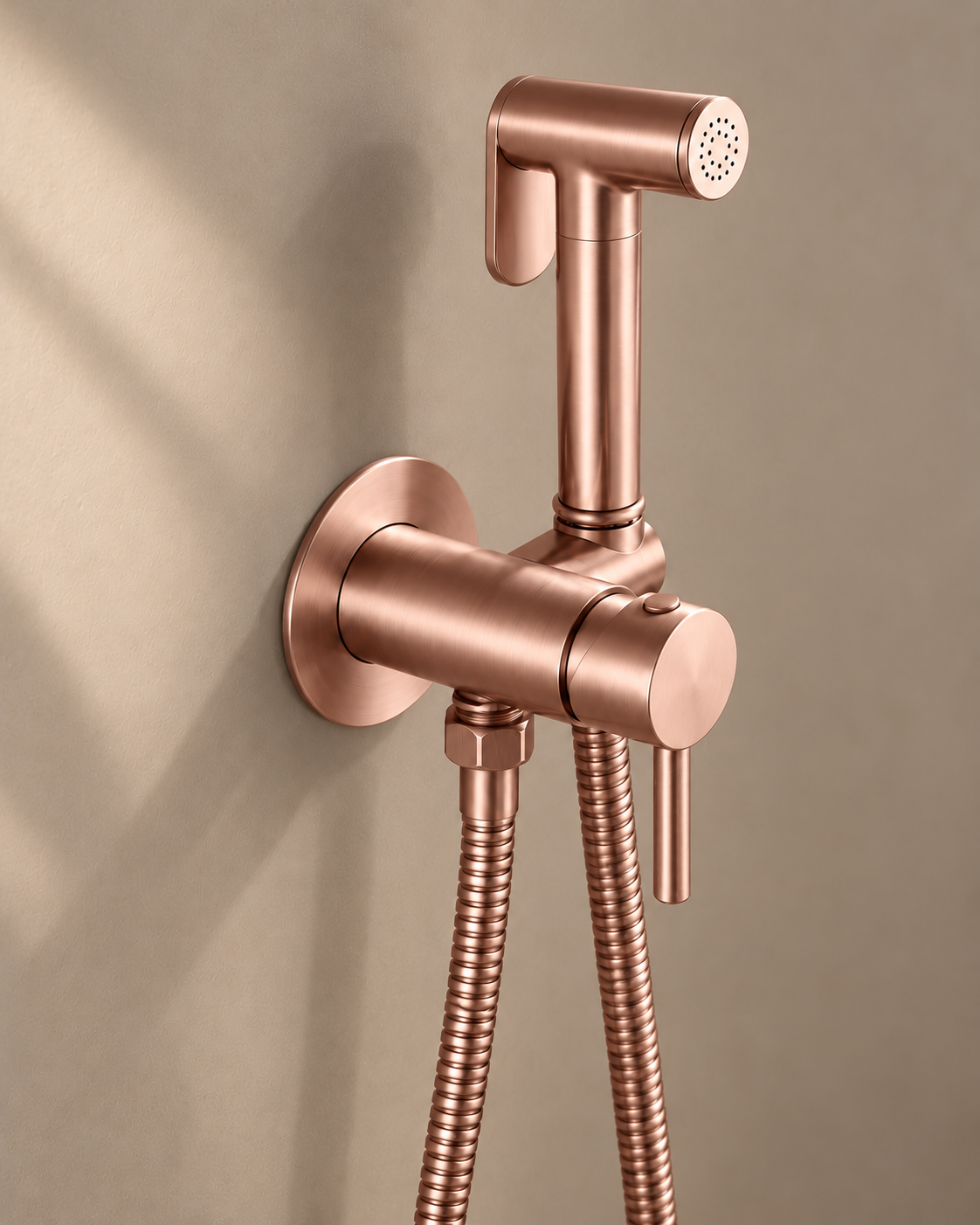 Douchette HYGÖ — Or rose brossé — Second angle #Or rose brossé