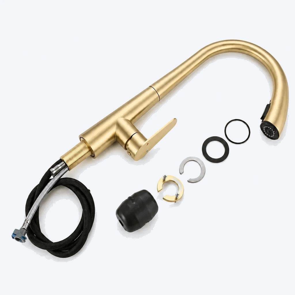 Mitigeur de cuisine avec douchette extractible