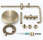 Colonne de douche thermostatique or brossé - ALTO