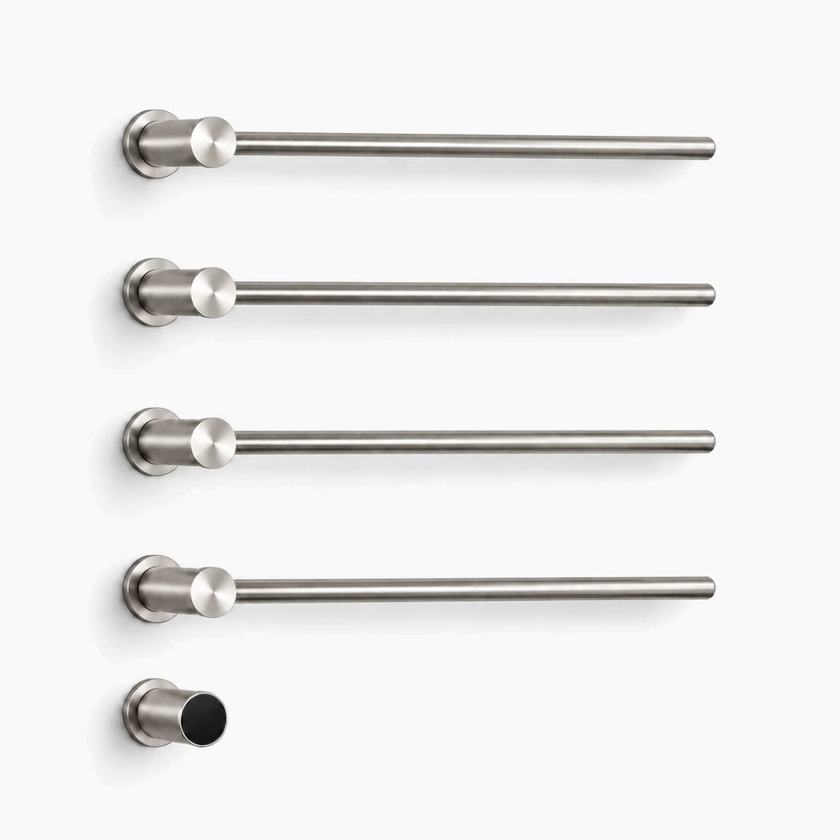 Sèche-serviettes RIÖ 4 barres finition nickel brossé