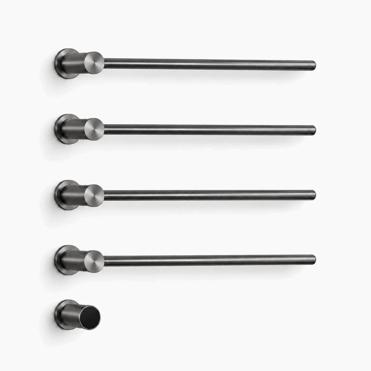 Sèche-serviettes RIÖ 4 barres finition gris anthracite