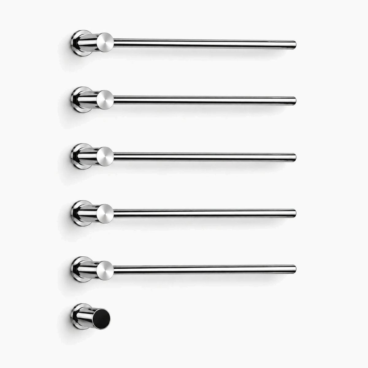 Sèche-serviettes RIÖ 5 barres finition chrome