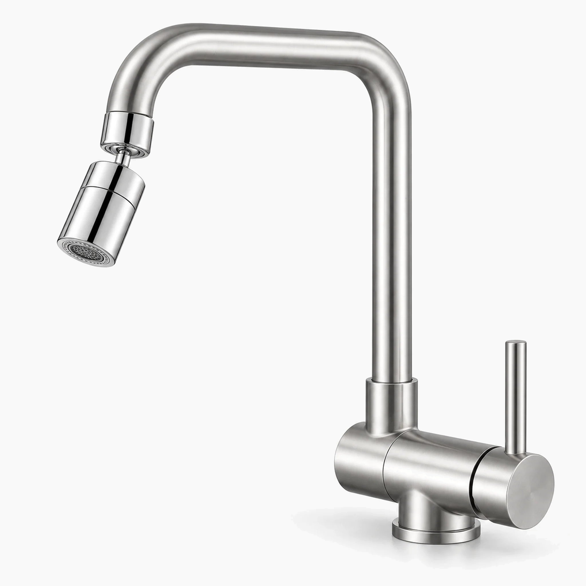 Embout orientable monté sur le mitigeur rabattable VIKÖ